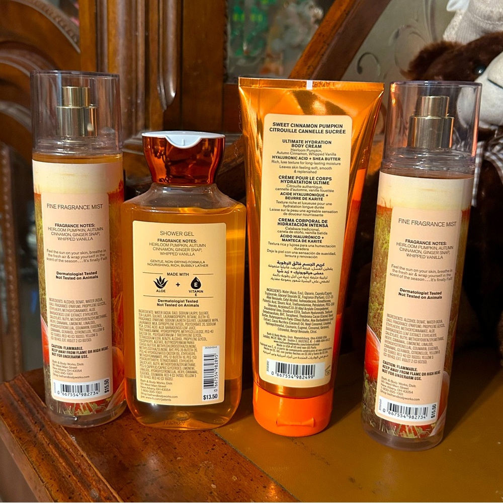 Bath & Body Works Sweet Cinnamon Pumpkin Set - Picture 2 of 2